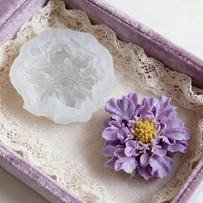 1 Dreamy Blue Potted Flower Si - Potsticker Mold 评论和价格